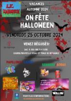 Lire la suite à propos de l’article sortie HALLOWEEN vendredi 25 octobre 2024